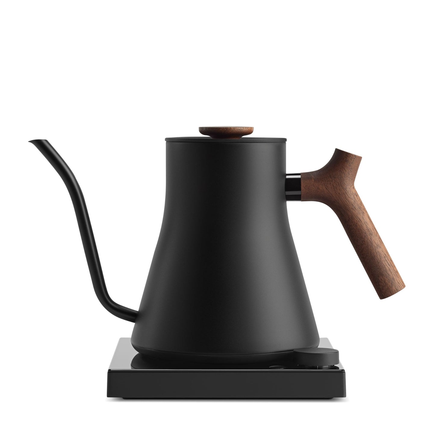 Tetera Stagg EKG PRO Matte Black con Mango Madera con control de temperatura (220v)