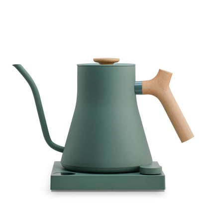 Tetera Stagg EKG PRO Smoke Green con Mango Madera con control de temperatura (220v)