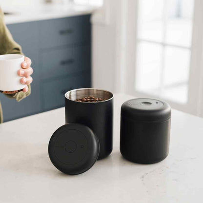 Atmos Vacuum Canister Matte Black