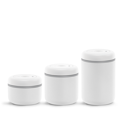 Atmos Vacuum Canister Matte White