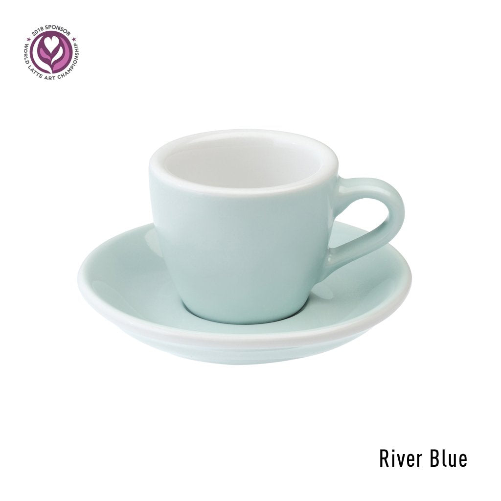 Set 6x EGG 80ml Espresso - Taza y Platillo