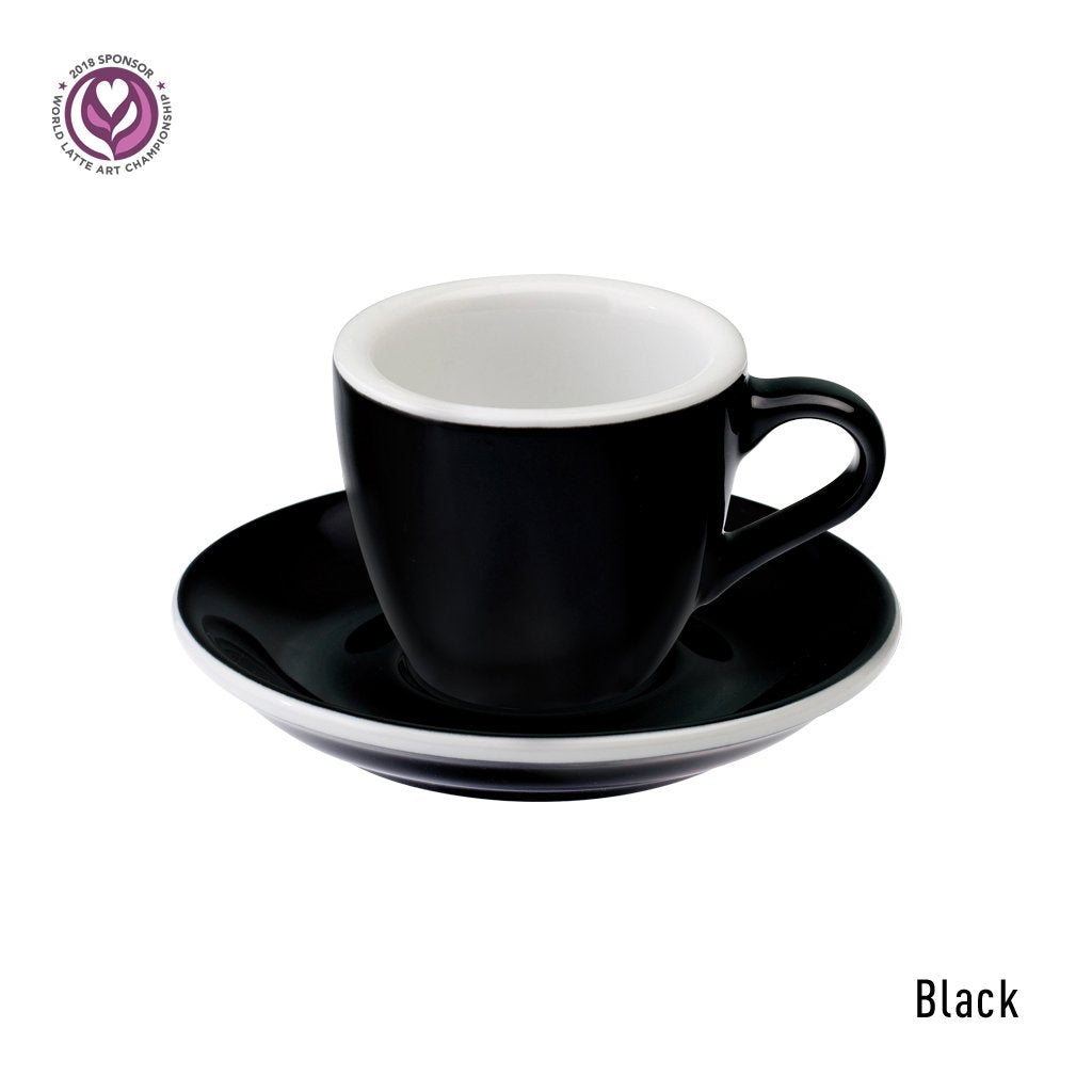 Set 6x EGG 80ml Espresso - Taza y Platillo