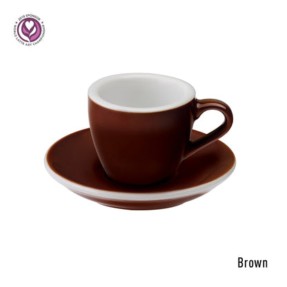 Set 6x EGG 80ml Espresso - Taza y Platillo