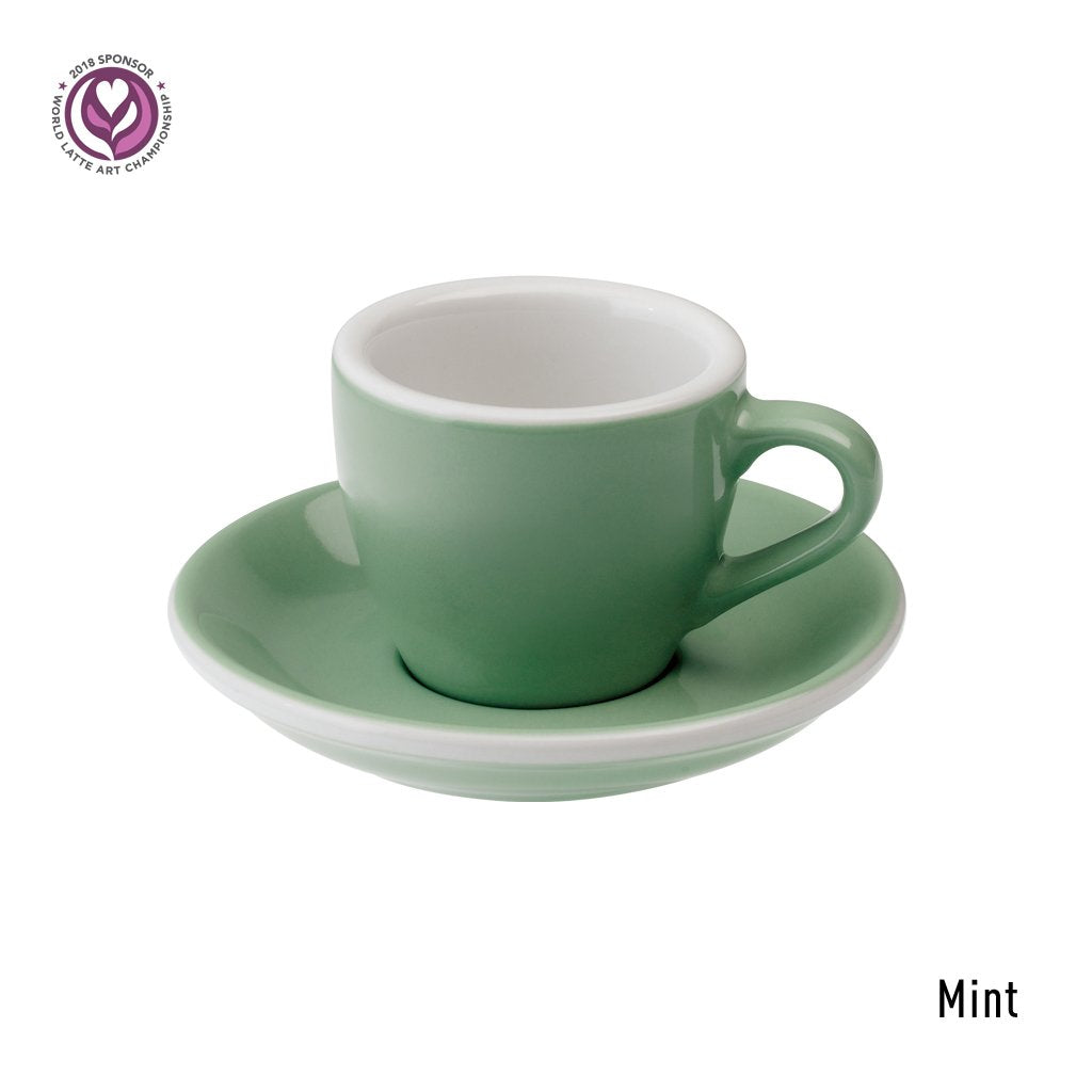Set 6x EGG 80ml Espresso - Taza y Platillo