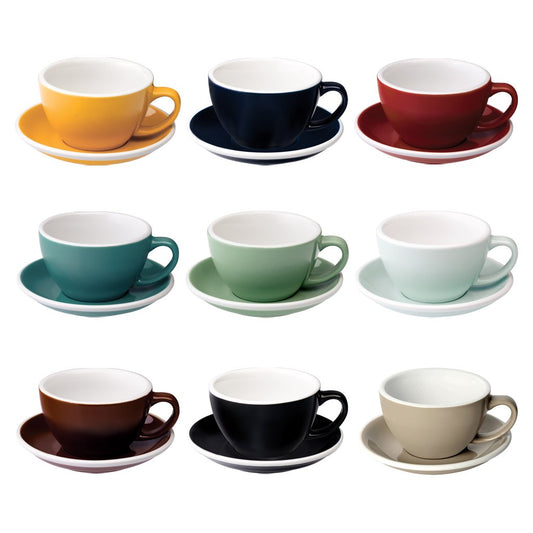 Set 6x EGG 300ml Latte - Taza y Platillo