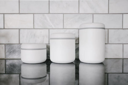 Atmos Vacuum Canister Matte White